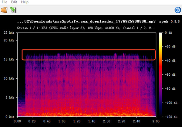 check sssspotify audio quality