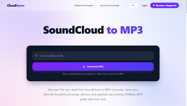 cloudsaver soundcloud to mp3