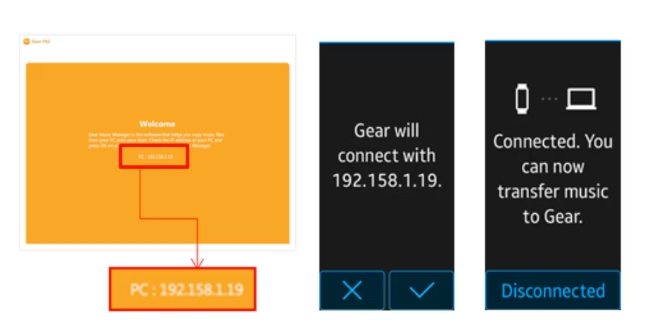 connect computer to gear s3