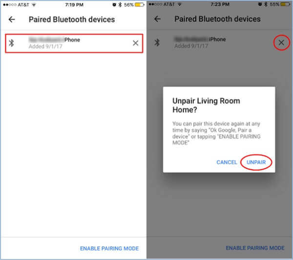 connect google home bluetooth