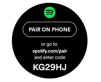 connect spotify to galaxy watch