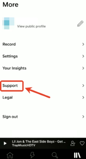contanct support mobile soundcloud