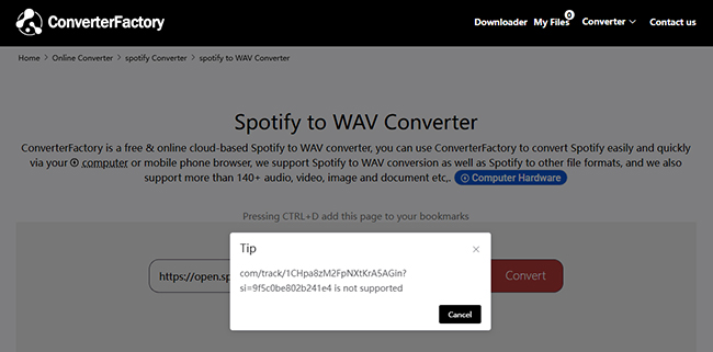converterfactory not working