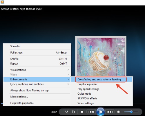 crossfade youtube music on windows