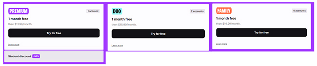 deezer price plans