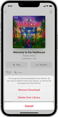 delete unavailable songs from apple music library