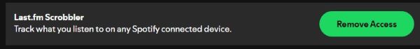 disconnect lastfm from spotify