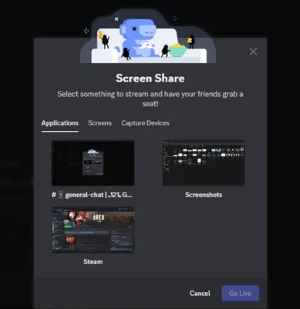 discord screen share