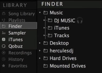 connect spotify to djuced via finder
