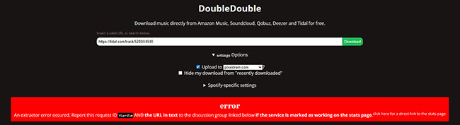 doubledouble free tidal download not working