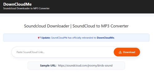 downcloudme for soundcloud downloader online