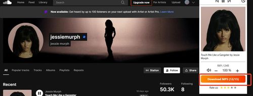 downlo soundclooud to mp3 with chrome extension