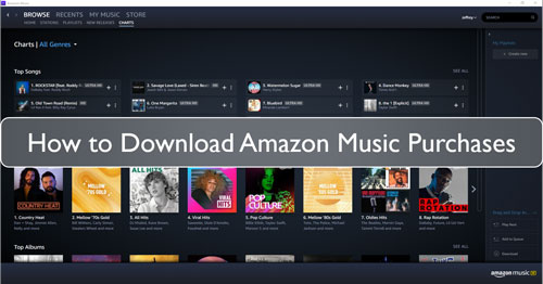 download purchased amazon music