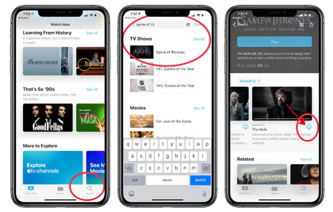 download movies from itunes to iphone and ipod