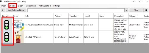 download audible books to pc computer in libation
