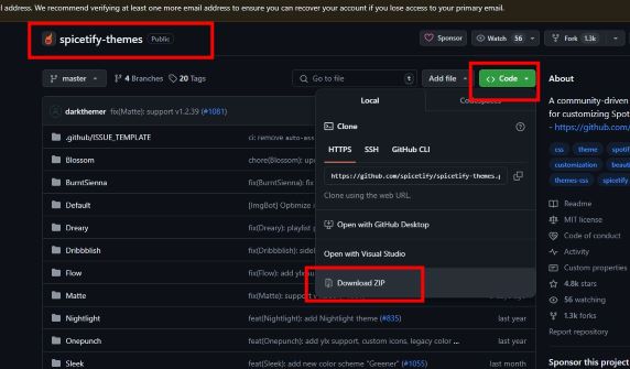 download spicetify themes