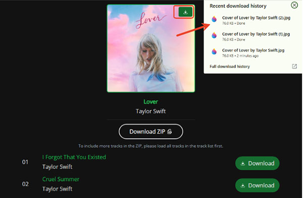 download spotify cover art spotidownloader