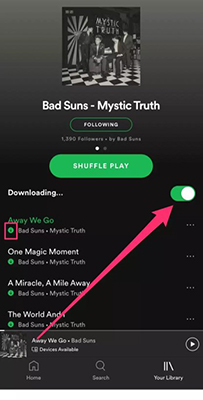redownload spotify songs to fix spotify downloads not working