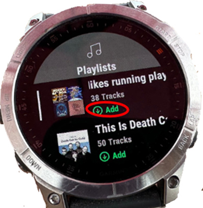 download spotify music to garmin vivoactive