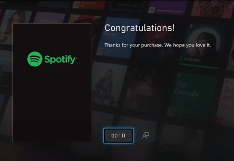 download spotify on xobx