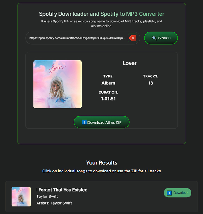 download spotify tracks online via spomp3