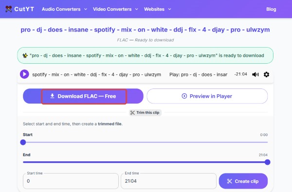 download youtube to flac online