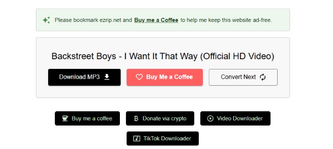 youtube to mp3 ezrip