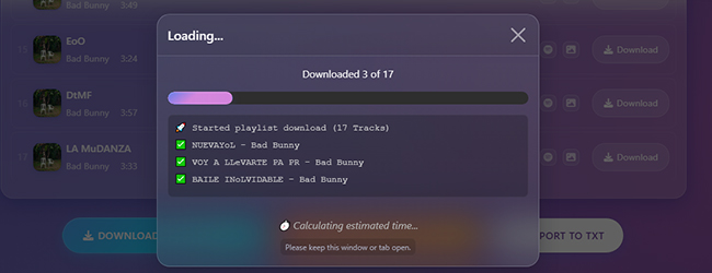 downloading spotify playlist spotisaver