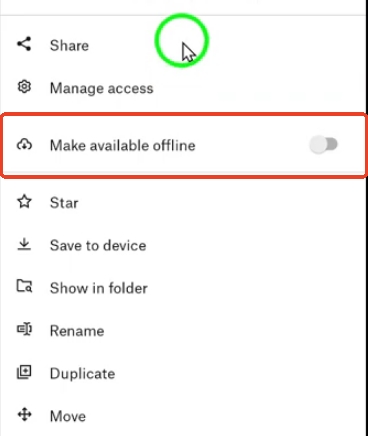 dropbox make apple music available offline