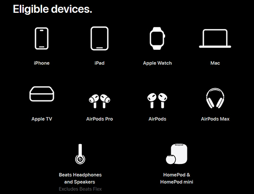 6 months free apple music with airpods devices