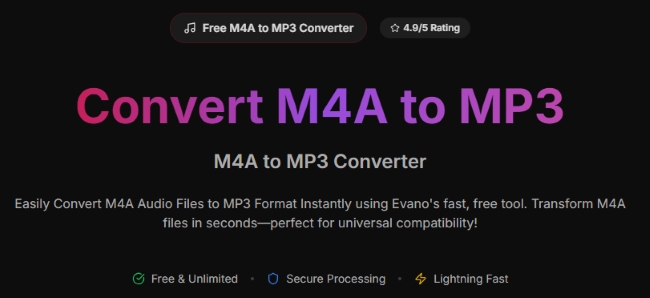 evano m4a to mp3 converter