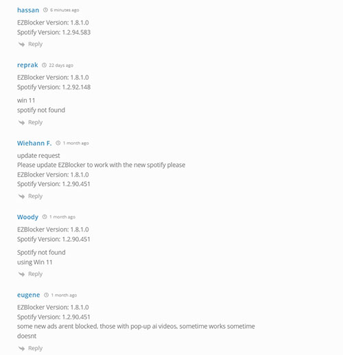 ezblocker real world user feedbacks