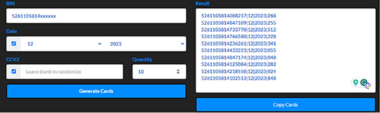 generate cc to generate bins