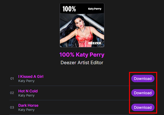 generate deezer flac download link deezmate