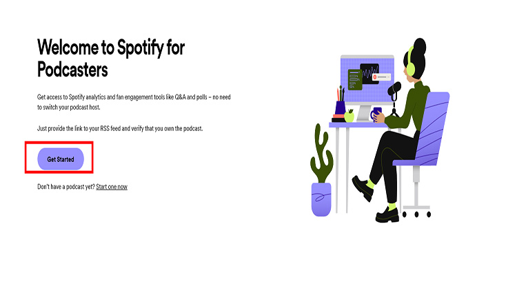 start a spotify podcast