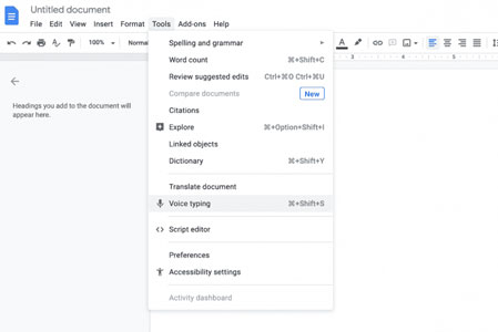 google docs tools