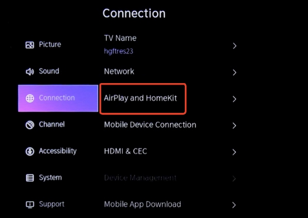 hisense tv airplay and homekit