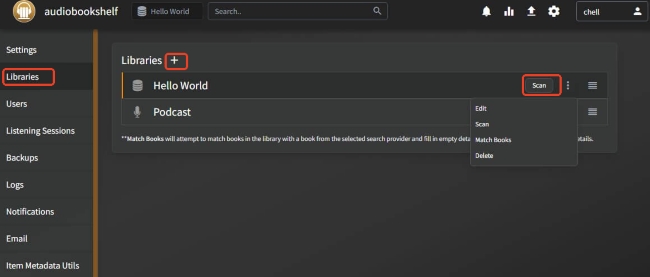import audible to audiobookshelf