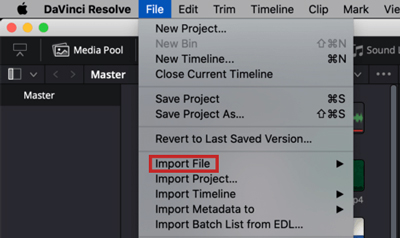 import music from apple music to davinci resolve