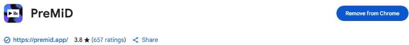 install premid extension in chrome