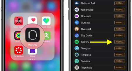 install spotify on apple watch