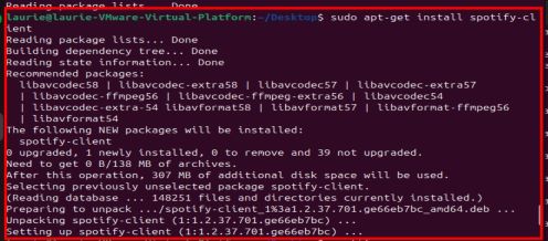 install spotify on linux through apt