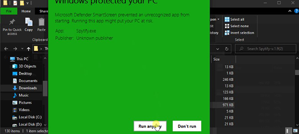 install spytify