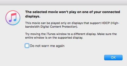 itunes movie wont play