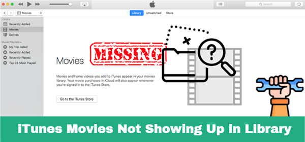 itunes movies not showing up in library