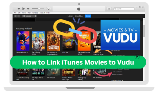 link itunes to vulu