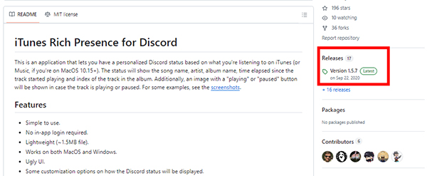 latest version of itunesdiscordpr