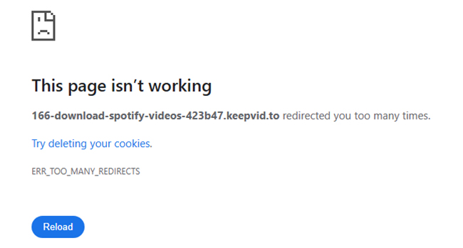 keepvid spotify to mp3 converter not working
