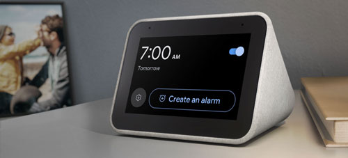 lenovo smart clock alarm