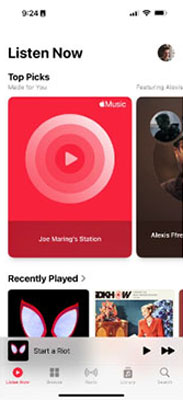 listen now on apple music